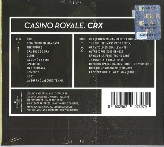 CRX (20th Anniversary Edition) - CD Audio di Casino Royale - 2