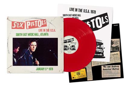 Live in the USA 1978 - Atlanta (Red Coloured Vinyl) - Vinile LP di Sex Pistols
