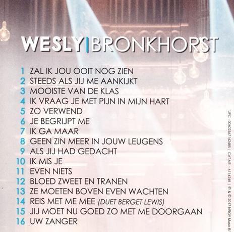 15 Jaar Live - CD Audio + DVD di Wesly Bronkhorst - 2