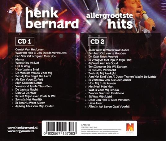Allergrootste Hits - CD Audio di Henk Bernard - 2