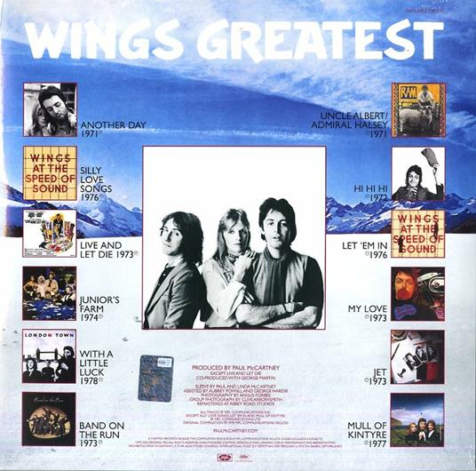 Greatest Hits (180 gr. + Download Card) - Vinile LP di Paul McCartney,Wings - 2