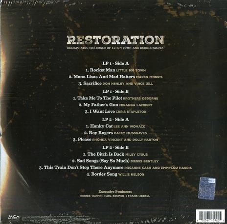 Restoration. The Songs of Elton John and Bernie Taupin - Vinile LP - 2
