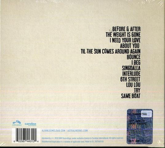 About You - CD Audio di Albin Lee Meldau - 2