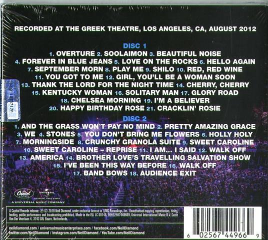 Hot August Night III - CD Audio di Neil Diamond - 2