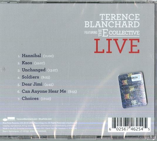 Live (feat. E-Collective) - CD Audio di Terence Blanchard - 2