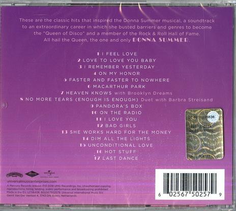 Summer. The Original Hits - CD Audio di Donna Summer - 2