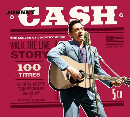 100 Titres (5 CD) - CD Audio di Johnny Cash