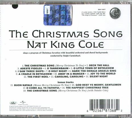 The Christmas Song - CD Audio di Nat King Cole - 2