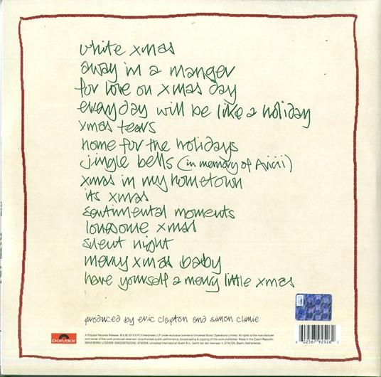 Happy Xmas - Vinile LP di Eric Clapton - 2
