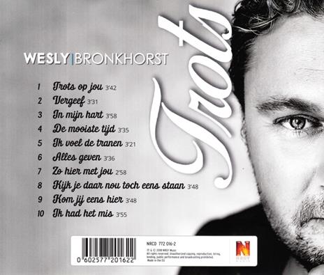 Trots - CD Audio di Wesly Bronkhorst - 2
