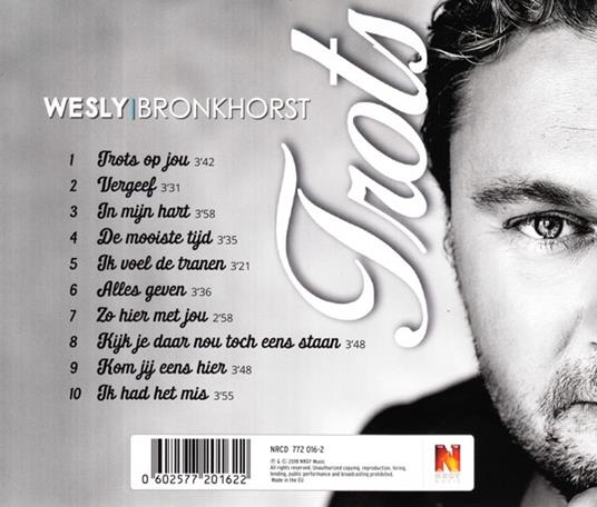 Trots - CD Audio di Wesly Bronkhorst - 2