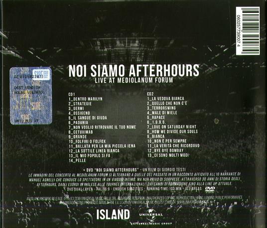 Noi siamo Afterhours - CD Audio + DVD di Afterhours - 2
