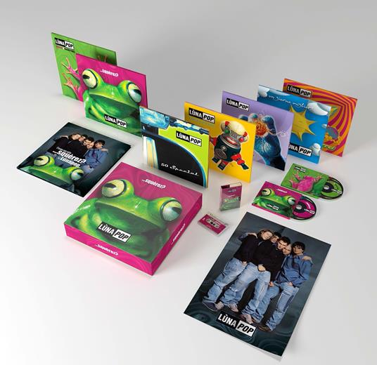Squerèz? (Super Deluxe Anniversary Edition: 2 CD + 5 Ep 10" + 5 CDs + 4 LP + MC + Book + Poster) - Vinile LP + CD Audio + Musicassetta di Luna Pop