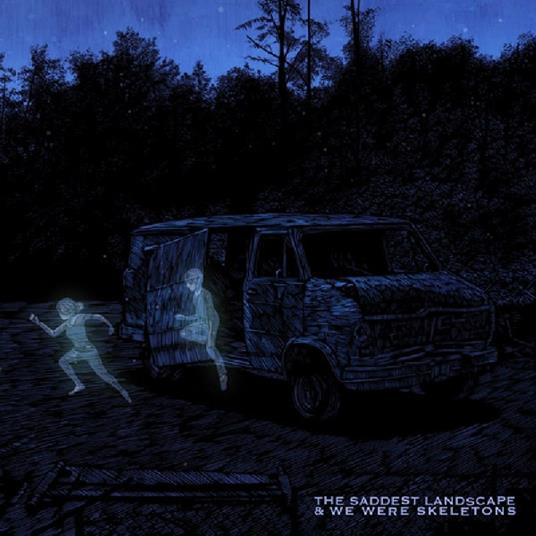 Split (Coloured Vinyl) - Vinile 7'' di We Were Skeletons,Saddest Landscape