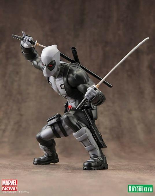 Artfx X Men Marvel Now Deadpool X Force Grey Pvc Statue New!! - 4