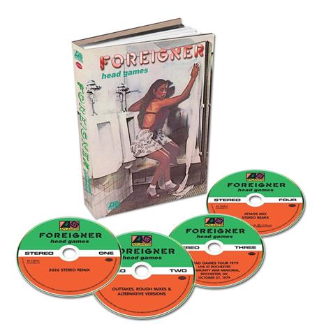 Head Games (Deluxe Edition) (3 CD + Blu-ray Audio - Limited Edition) - CD Audio + Blu-Ray Audio di Foreigner - 2
