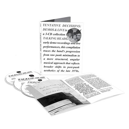 Tentative Decisions: Demos & Live (3 CD) - CD Audio di Talking Heads