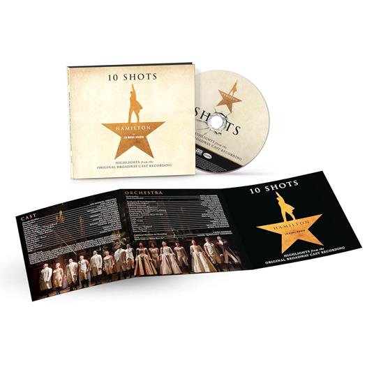 Hamilton: 10 Shots (Highlights from the Original Broadway Cast Recording) - CD Audio di Lin-Manuel Miranda,Leslie Odom Jr.