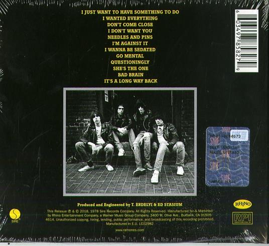 Road to Ruin (Remastered) - CD Audio di Ramones - 2