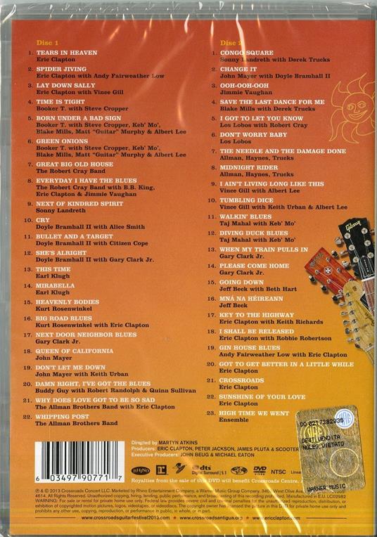 Eric Clapton. Crossroads Guitar Festival 2013 (2 DVD) - DVD di Eric Clapton - 2