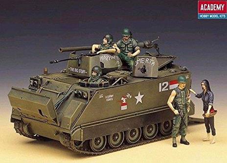 M-113 A1 Apc Vietnam Tank Plastic Kit 1:35 Model Acd13266 - 2