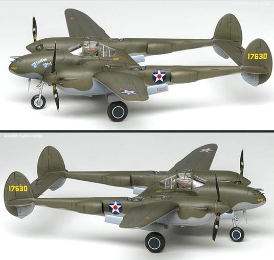 1/48 P-38f Lighting Glacier Girl (AC12208) - 6