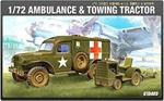 Camion Ambulanza US DODGE AMBULANCE + TRAKTOR. Scala 1/72. Academy AC13403