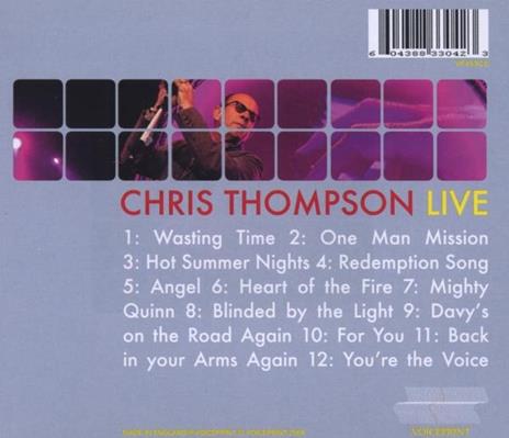 Live - CD Audio di Chris Thompson - 2