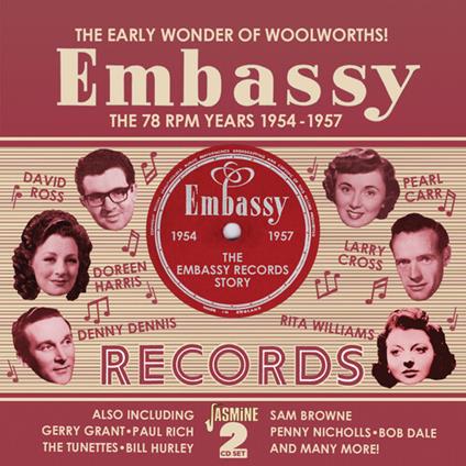 Embassy Records. The 78 Rpm Years 1954-1957 - CD Audio