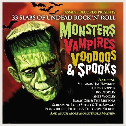 Monsters Vampires Voodoos & Spooks - CD Audio