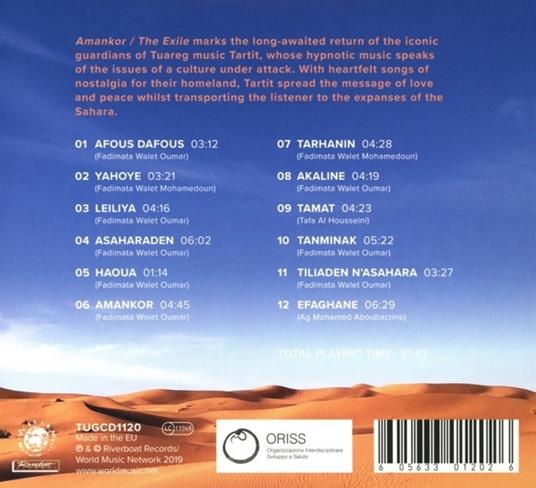 Amankor - The Exile - CD Audio di Tartit - 2