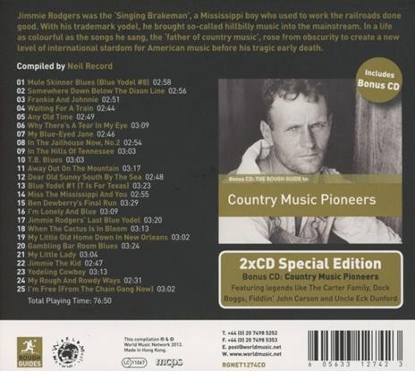 The Rough Guide to Jimmie Rodgers - CD Audio di Jimmie Rodgers - 2