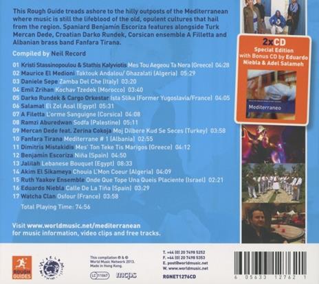 The Rough Guide to the Music of the Mediterranean - CD Audio - 2
