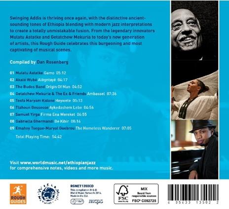 The Rough Guide to Ethiopian Jazz - CD Audio - 2