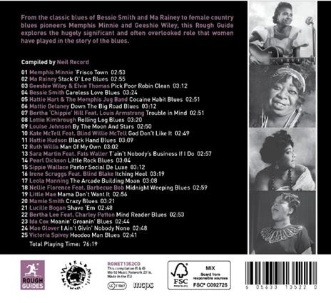 The Rough Guide to Blues Women - CD Audio - 2