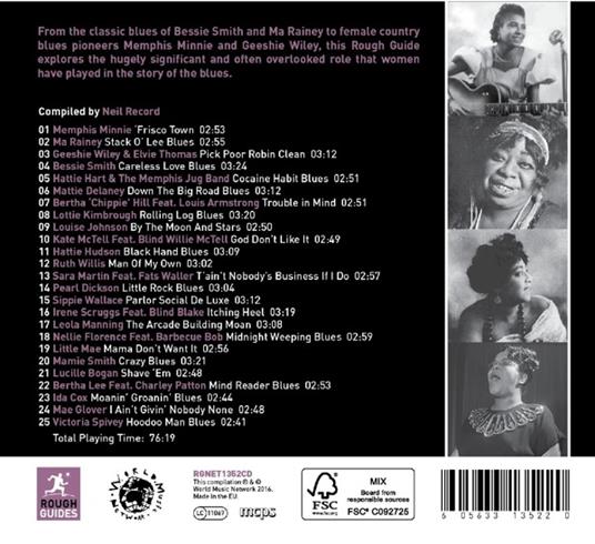 The Rough Guide to Blues Women - CD Audio - 2