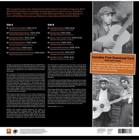 The Rough Guide to Blind Willie McTell - Vinile LP di Blind Willie McTell - 2