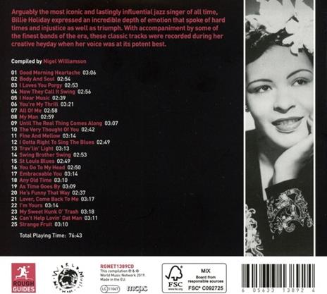 Rough Guide to Billie Holiday - CD Audio di Billie Holiday - 2