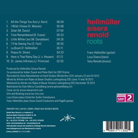 Roots - CD Audio di Franz Hellmuller - 2
