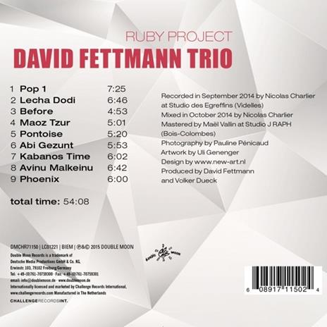 Ruby Project - CD Audio di David Fettmann - 2