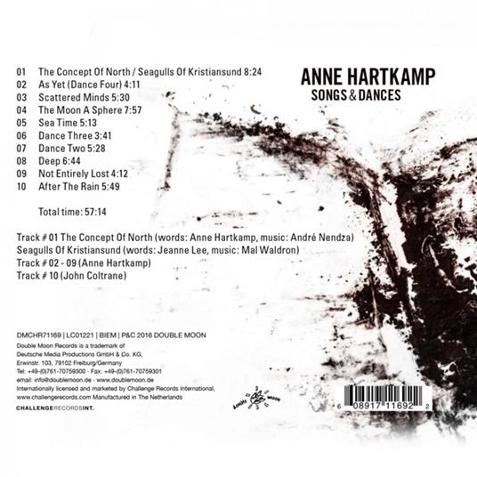 Songs & Dances - CD Audio di Anne Hartkamp - 2