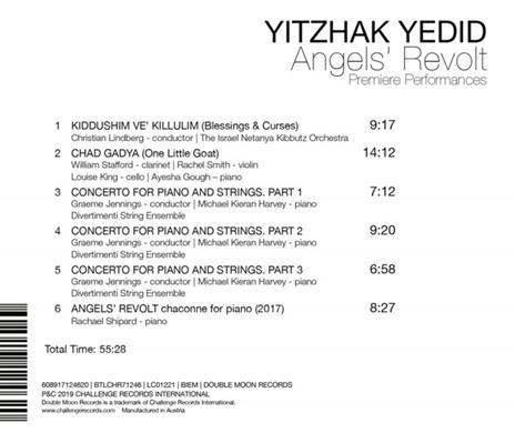 Angels' Revolt - CD Audio di Yitzhak Yedid - 2