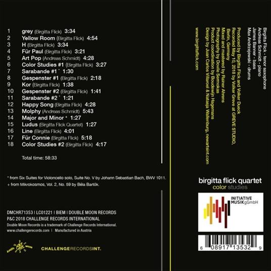 Color Studies - CD Audio di Birgitta Flick - 2