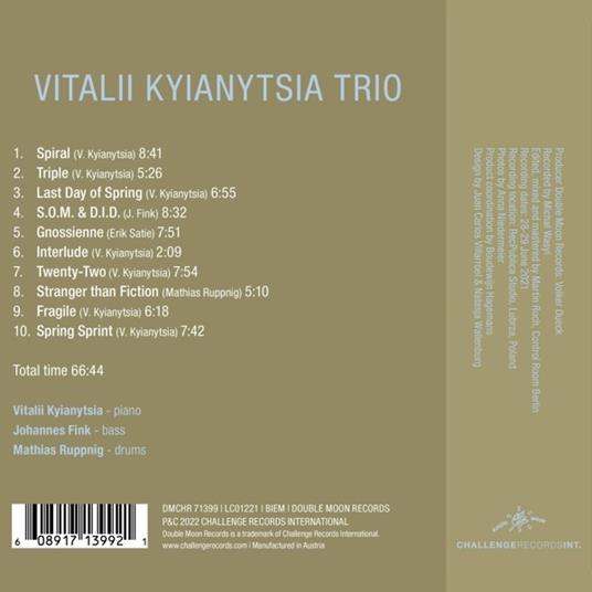 Last Day Of Spring - CD Audio di Vitaliy Kyianytsia - 2