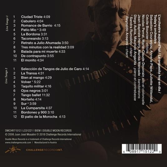 Live Tango - CD Audio di Juan José Mosalini - 2