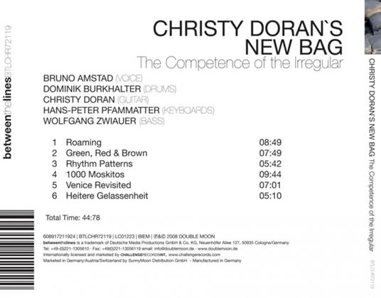 Competence of The - CD Audio di Christy Doran - 2