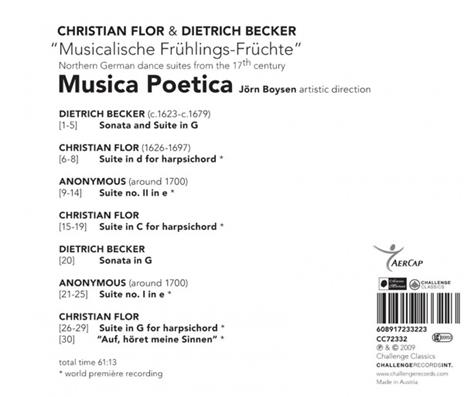 Musicalische Fruhlungs-Fruchte - CD Audio di Flor-Becker - 2