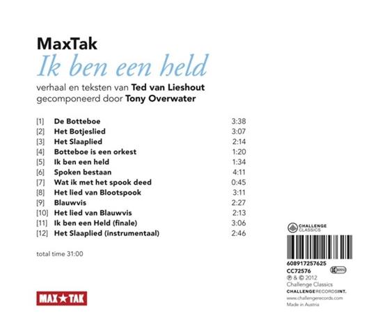 Ik Ben Een Held - CD Audio di Maxtak - 2