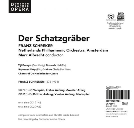 Der Schatzgraber - CD Audio di Franz Schreker - 3