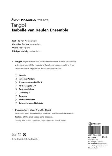 Tango! (DVD) - DVD di Astor Piazzolla